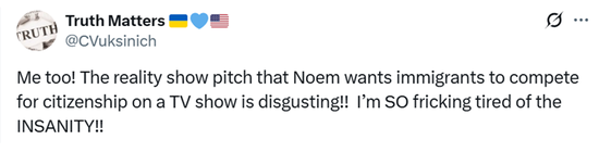 再引争议!美国土安全部长被爆支持为“移民竞争美公民身份”推出真人秀,美官员回应