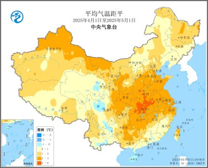 中央气象台:全国农业气象月报(2025年05月03日)