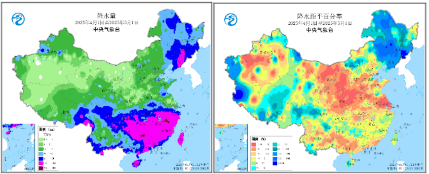 中央气象台:全国农业气象月报(2025年05月03日)