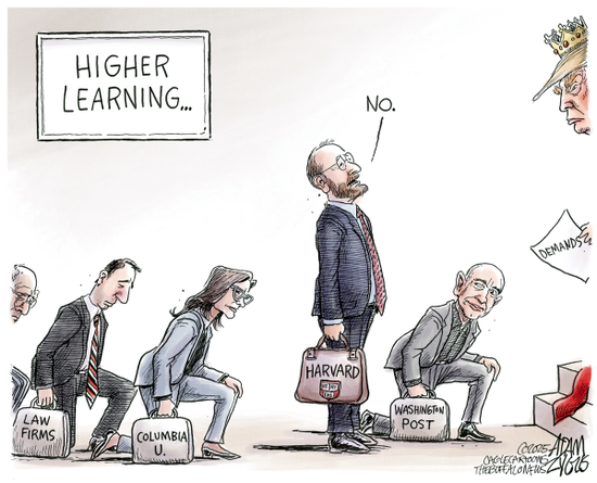 特朗普下狠手了，这是要彻底废了哈佛啊