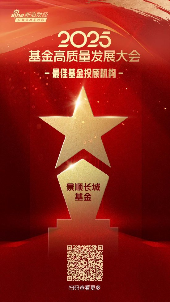 2025公募基金荣誉榜:景顺长城基金获得最佳基金投顾机构、最佳投资者教育基金公司等5项大奖
