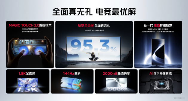 红魔10S Pro系列手机发布：骁龙8至尊超频版＋7500mAh大电池