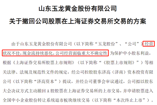 又一主动退市！4年前济南一国资公司受让股份成为控股股东，耗资近20亿