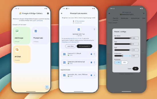 谷歌悄然发布可在本地下载运行 AI 模型的应用