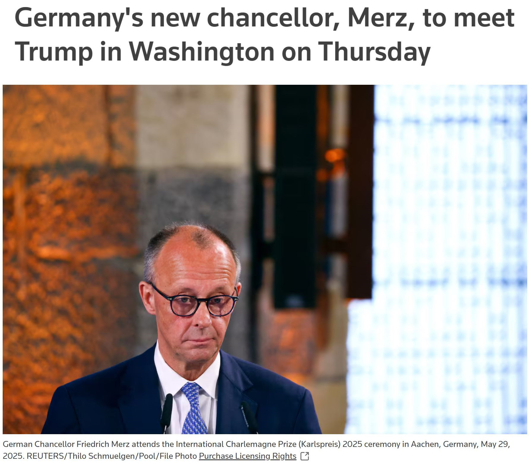 如何捍卫德国利益 默茨访美很“烧脑”