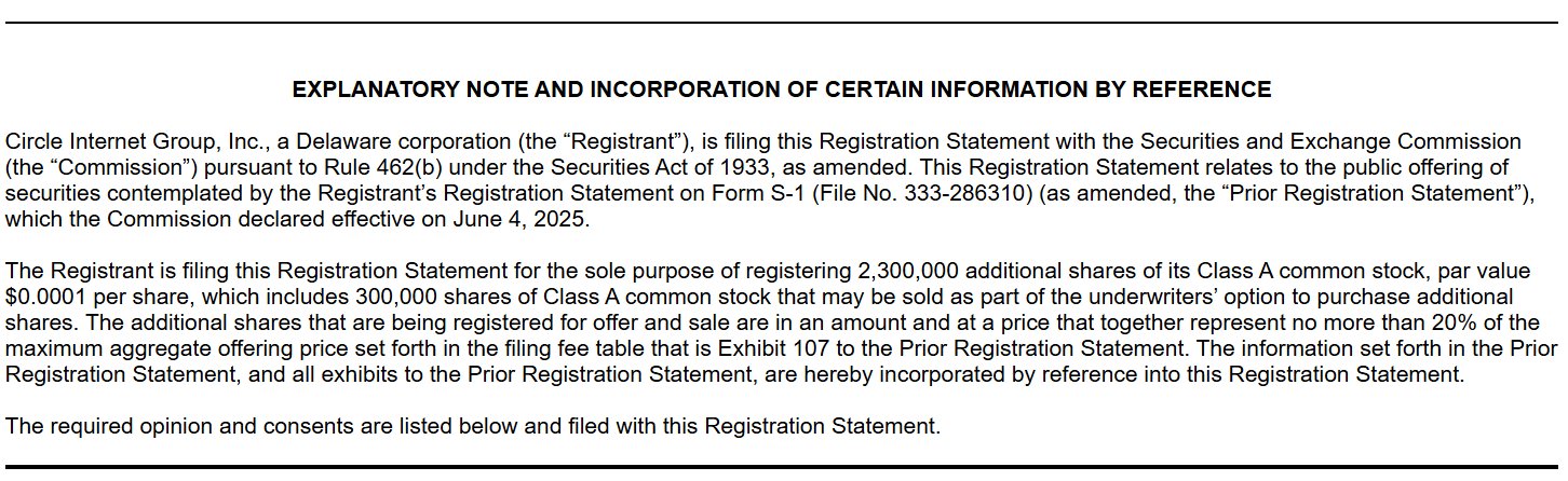 美股迎来稳定币之夜!因需求超火爆 Circle上市前夕又上调发行规模