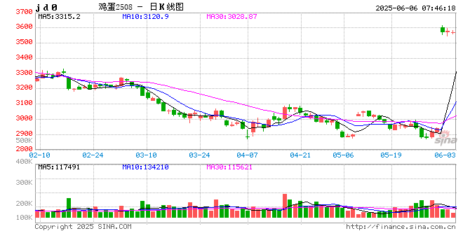 2025年6月6鸡蛋价格行情参