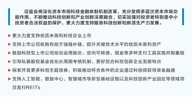证监会：服务科技创新 大力支持上市公司并购重组
