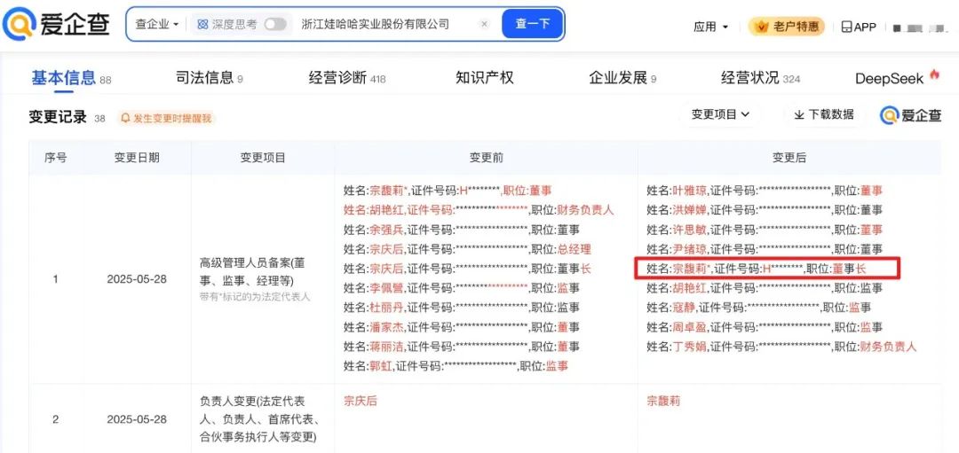 宗馥莉,大消息!