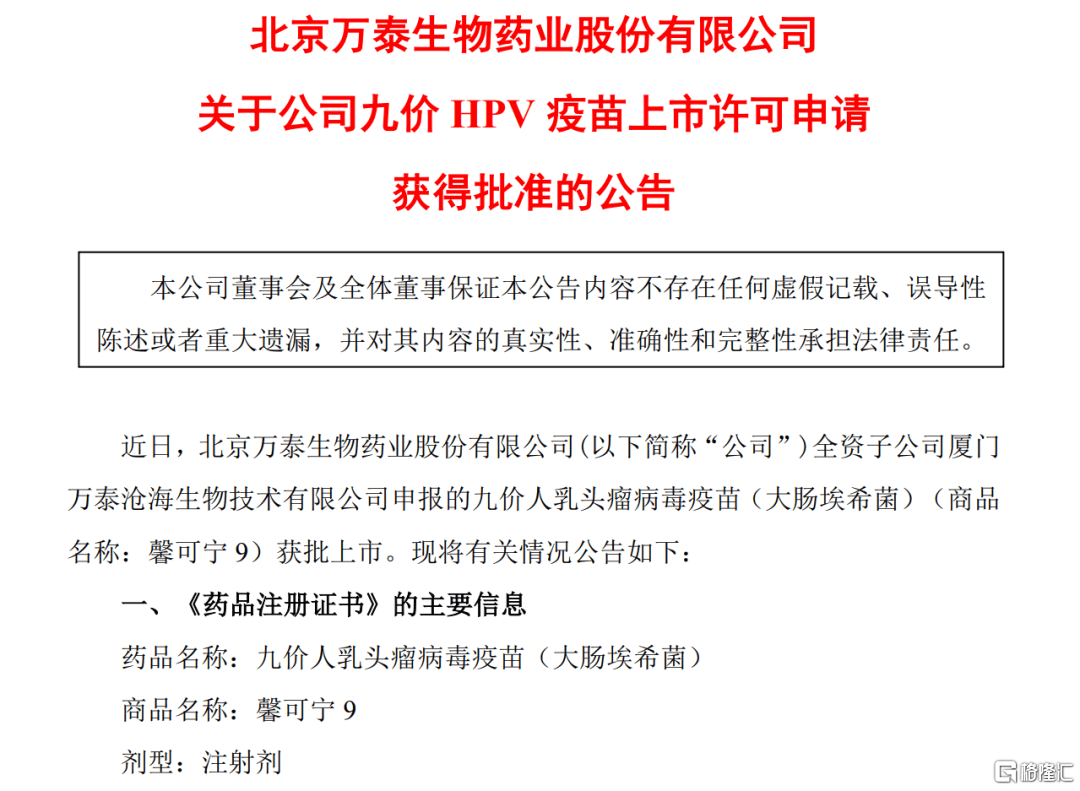 国产首个九价HPV打破垄断！万泰生物定价策略或重塑行业版图