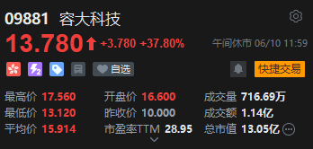 午评：港股恒指涨0.33% 科指跌0.33% 中国稀土放量涨超17% 容大科技、新琪安首日高开大涨