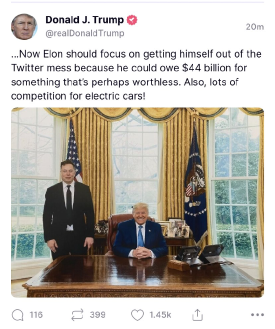 硅谷观察：马斯克服软低头认错了，全球首富还是拗不过美国总统