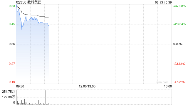 数科集团复牌一度飙升41% 获要约人每股0.256港元提全购要约