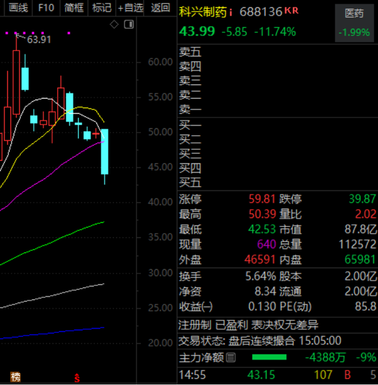 A股第二只,“30cm”一字跌停,839680!