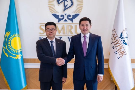 中国进出口银行董事长陈怀宇在哈萨克斯坦开展工作调研