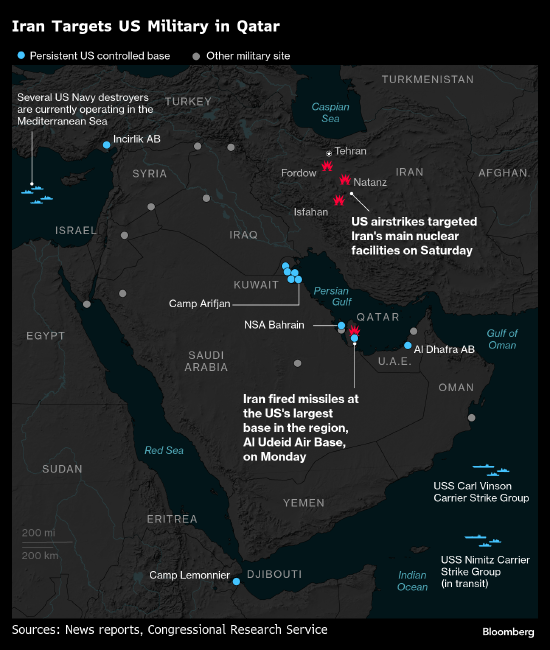 特朗普称伊朗、以色列停火已生效 要求各方不要违反