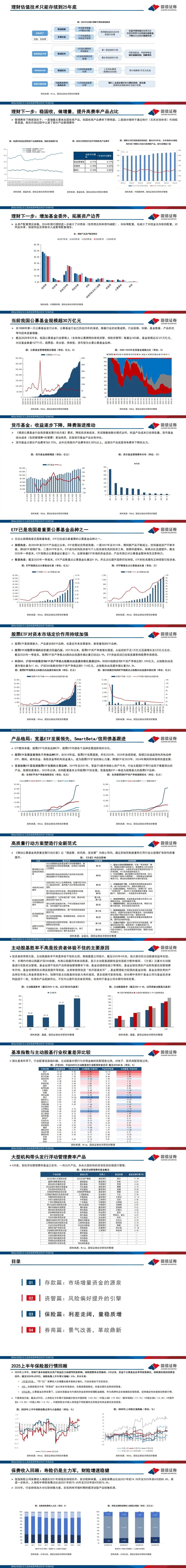 【国信非银·深度】存款搬家下的价值回归——2025年下半年非银金融投资策略