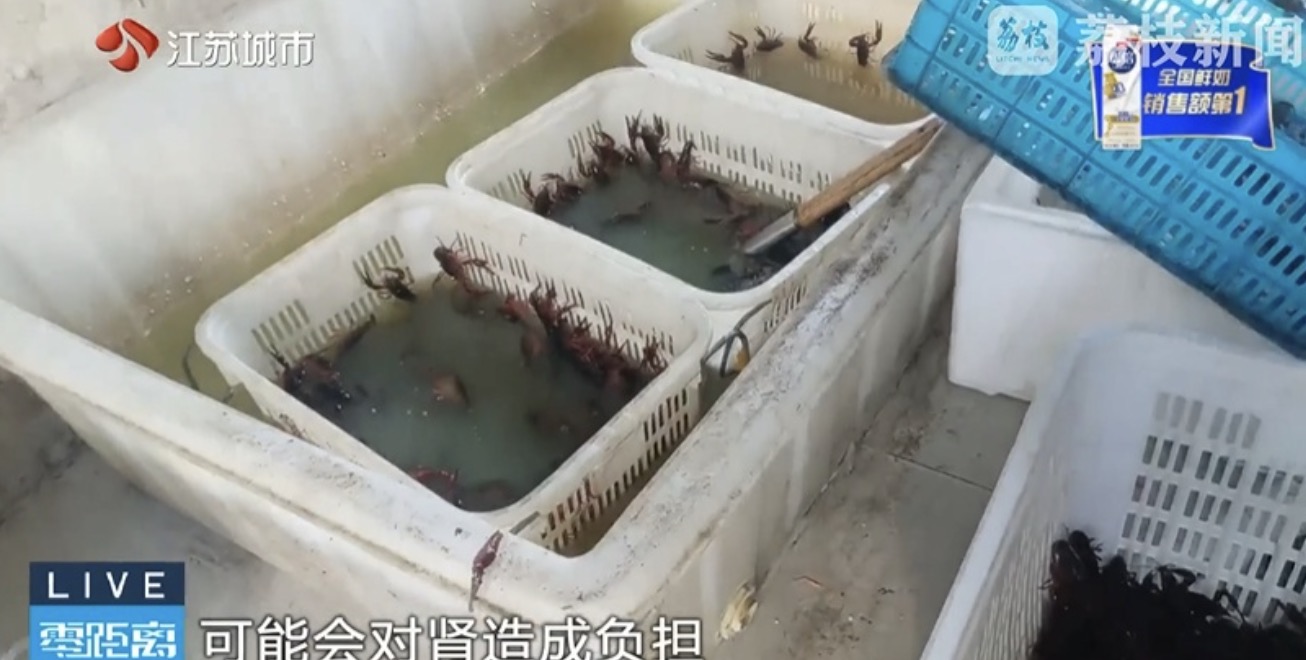 南京网红店“兄弟龙虾”用酸臭溶液洗虾、多日不换水，市场监管部门已责令其停业整改