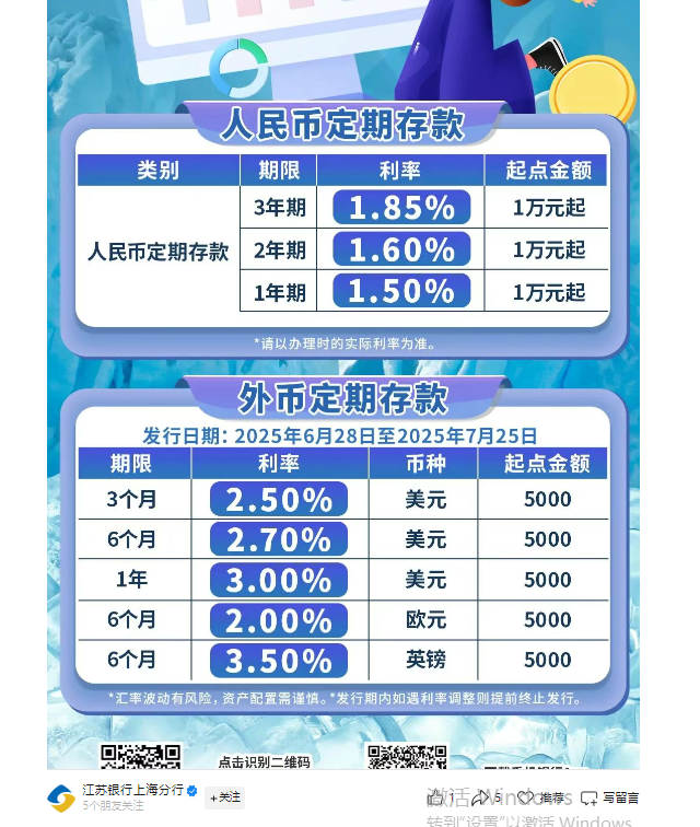 年利率超3%！一年期定存破“1”后多家银行兜售美元定期存款，值得投资吗？