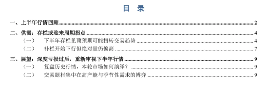 中信建投鸡蛋半年报：蓄势待发 关注交易思路切换