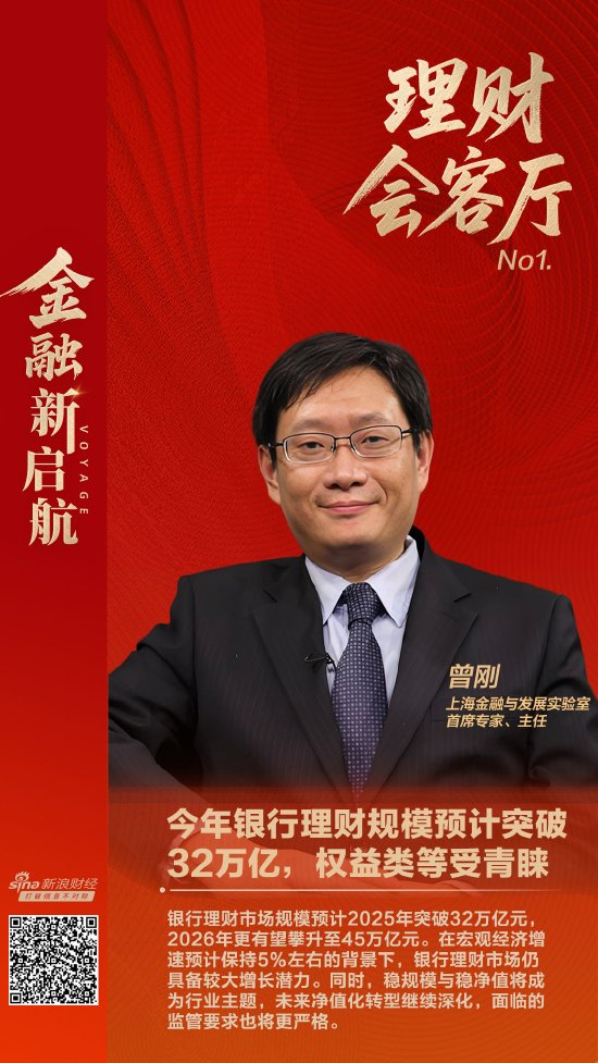 曾刚：今年银行理财规模预计突破32万亿，权益类、混合类等受青睐|理财会客厅