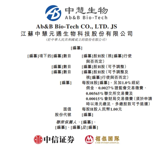 中慧生物赴香港上市，获中国证监会备案通知书