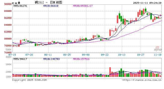 光大期货：11月11日有色金属日报