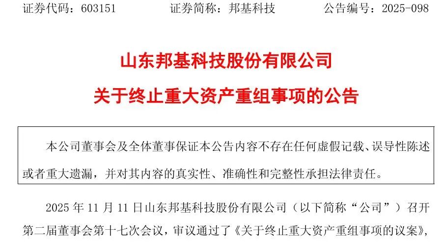 603151,突然宣布:终止重大资产重组!前一天还在更新进展,5个月谈判终成空,股价大跌