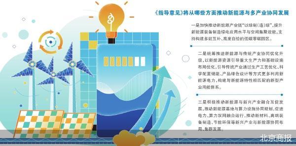 新能源将与新兴产业融合互促发展