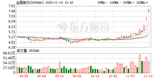 金圆股份连收3个涨停板