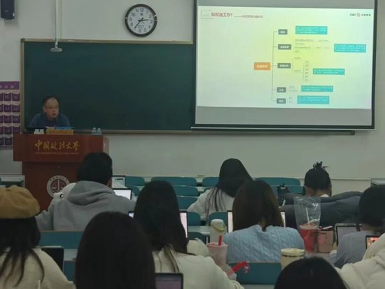 工银瑞信投教基地走进中国政法大学开展《SQL 基础入门》之“前沿技术的发展与现状” 课程