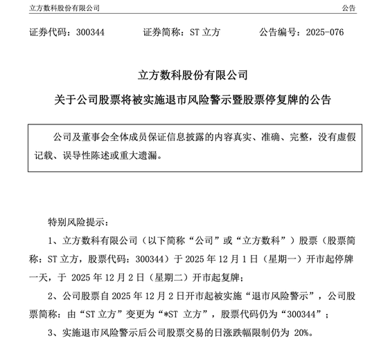 300344，财务造假！证监会出手，对中介机构立案调查！