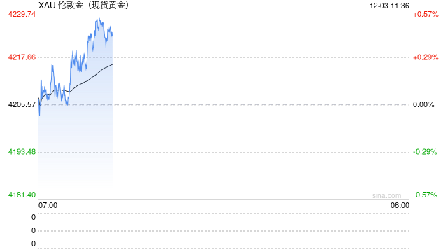 1203黄金点评：隔夜贵金属涨跌不一，黄金维持高位震荡
